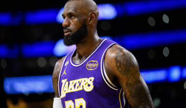 LeBron James reacts to what Bronny James did in Lakers game amid making history