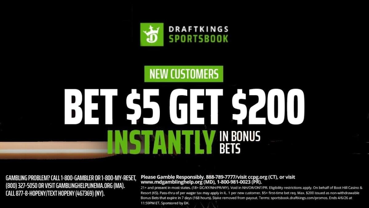 DraftKings promo code: Get $200 in bonus bets for Raptors-Suns, Duke-Clemson, Houston-Kansas on Friday