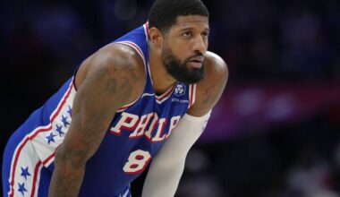 76ers' Paul George apologizes for flunking drug test, ready to return for late-season playoff push :: WRAL.com