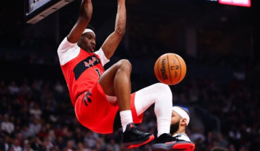 'Basket looks pretty wide right now' Raptors' Ja'Kobe Walter levels up