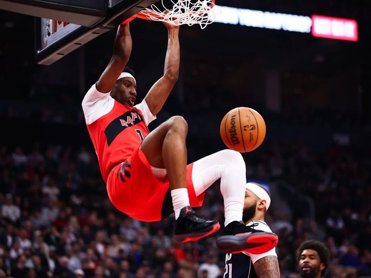 'Basket looks pretty wide right now' Raptors' Ja'Kobe Walter levels up