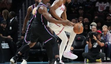 Adebayo scores 24, Larsson adds 20 and Heat hold off Rockets, 115-105 :: WRAL.com