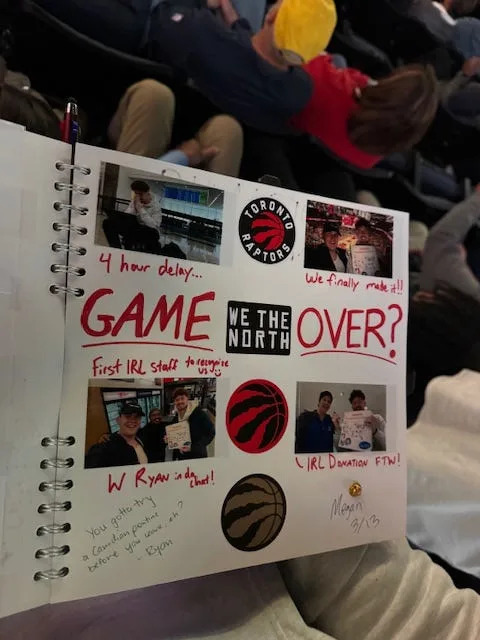 Sports content creator Justin Leusner is at FedExForum while attempting to visit 30 NBA arenas in 30 days