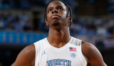 North Carolina star Caleb Wilson out for season after breaking right thumb while dunking in practice