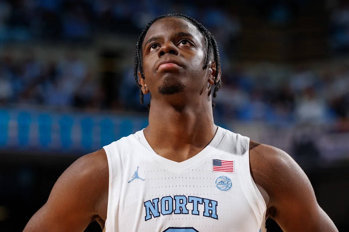 North Carolina star Caleb Wilson out for season after breaking right thumb while dunking in practice