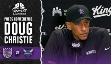 Doug Christie voices his frustration after Kings' blowout loss to Hornets