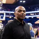 Phoenix Suns former player Charles Barkley in attendance against the Minnesota Timberwolves during an NBA Cup game at Mortgage Matchup Center on Nov 21, 2025.