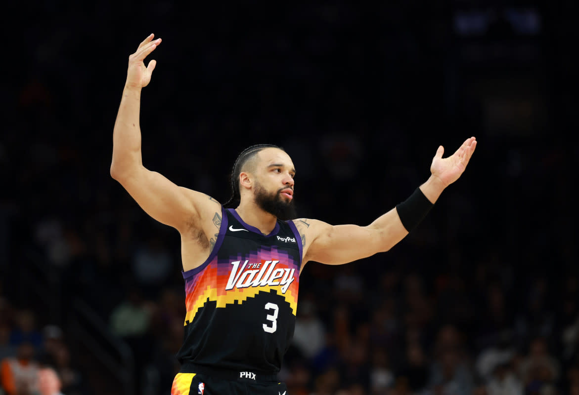 Phoenix Suns forward Dillon Brooks.Mark J. Rebilas-Imagn Images