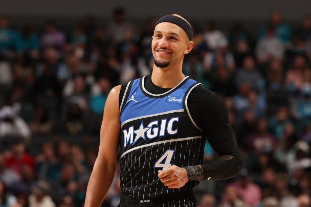Jalen Suggs during a March 19 game against the Magic. NBAE via Getty Images