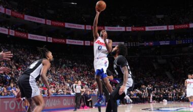 Sixers host San Antonio Spurs on beginning of back-to-back