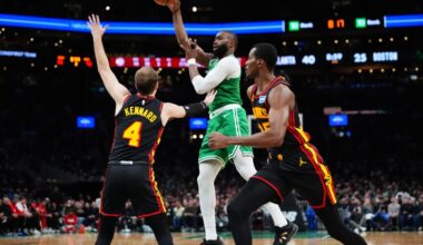 Atlanta Hawks (41-32) at Boston Celtics (48-24) Game #73 3/27/26