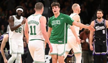 Hugo Gonzalez’s rookie chore has quickly become the Celtics’ new obsession