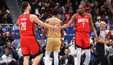 Rockets hold on to beat Wizards 123-118