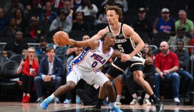 Maxey hurts hand in closing seconds, Sixers fall to 0-4 vs. Hawks, no longer in guaranteed playoff spot