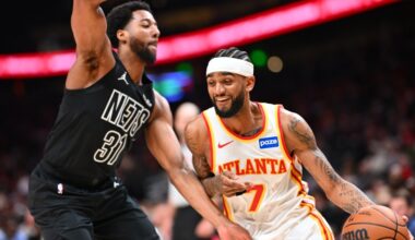 Hawks defeat Nets 108-97 as defense comes through in the fourth quarter