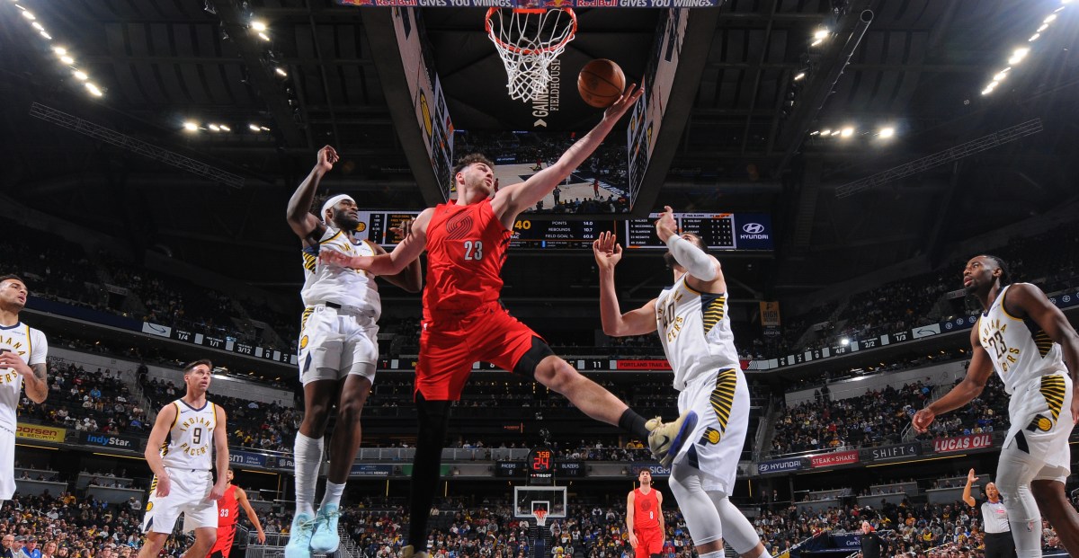 Blazers Pile On Pacers for Big Victory