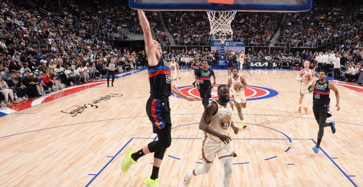 NBA scores: Pistons crush Warriors 115-101
