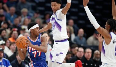 Sixers survive in Salt Lake, beating the tanking Jazz while losing another rotation player