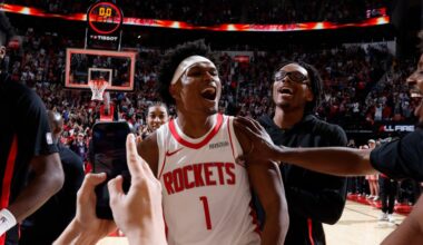 Amen Thompson tips Rockets to 124-123 victory over Heat
