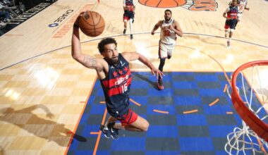 No Contest in New York: Knicks Roll, Wizards Tie 16-Game Skid