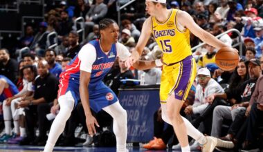 Lakers vs. Pistons Final Score: LA win streak snapped in Detroit