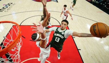 Player Grades for Ryan Rollins, Jericho Sims in Bucks’ loss vs Blazers