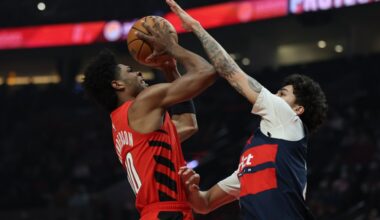 Tank Towers Collapse in as Wizards Are Blown Out by Portland