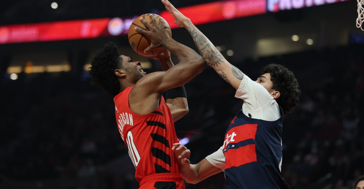 Tank Towers Collapse in as Wizards Are Blown Out by Portland