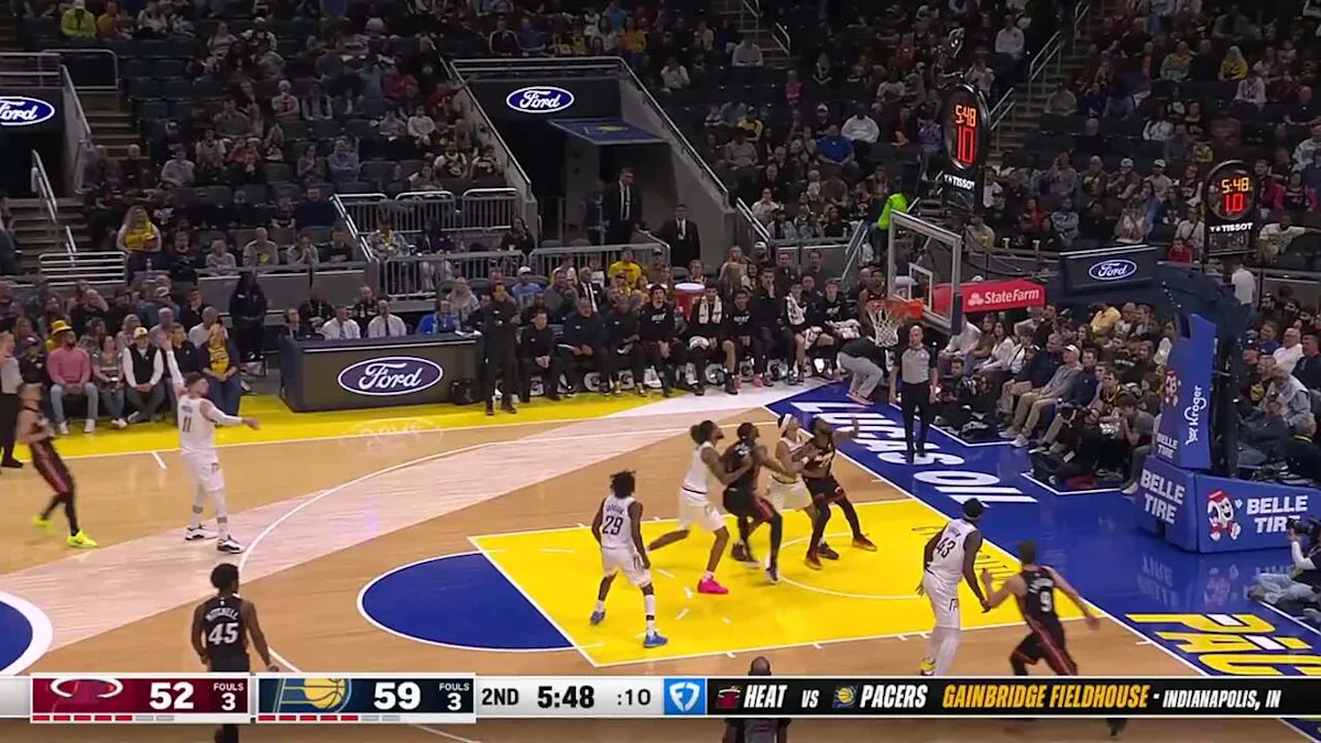 Tyler Herro with 31 points vs. Indiana Pacers