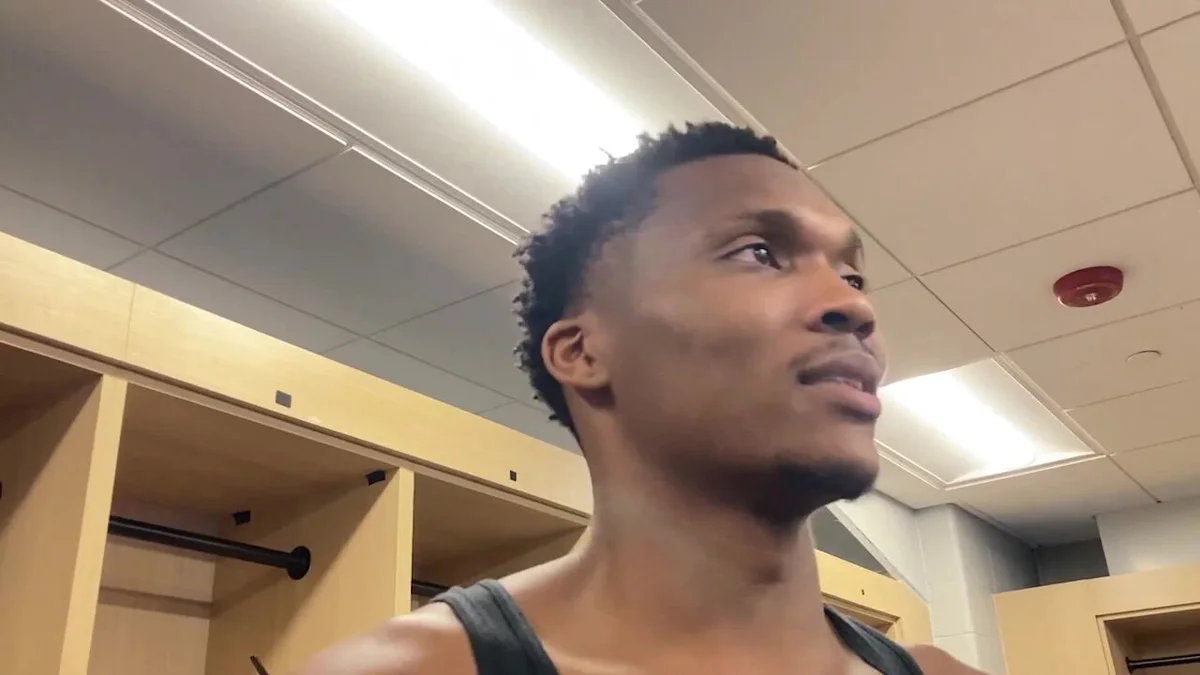 Bennedict Mathurin discusses the Clippers' win over the Pacers