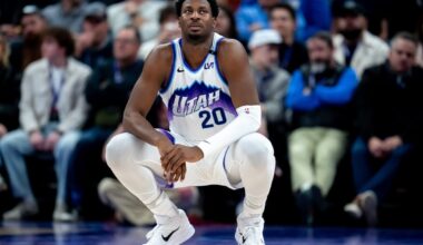 Utah Jazz center Jaren Jackson Jr. will be re-evaluated in two weeks for his knee injury