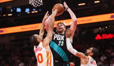Portland Trail Blazers Can’t Hang With Atlanta Hawks, Lose By 34