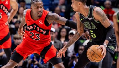 Raptors and Pelicans rematch in Toronto