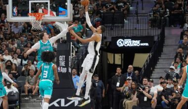 Highlights: Victor Wembanyama drops 32 and flirts with triple-double in win over Hornets