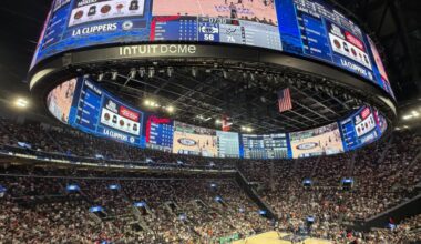 Watching the Spurs from the Clippers’ Wall