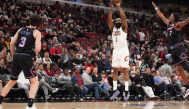Cavs needed vintage James Harden performance to sneak past Bulls 115-110