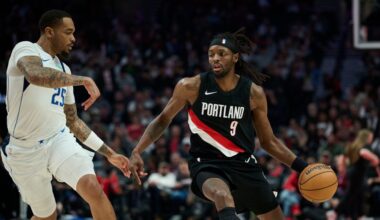 Trail Blazers’ Jerami Grant Ruled Out Versus Wizards With Calf Strain
