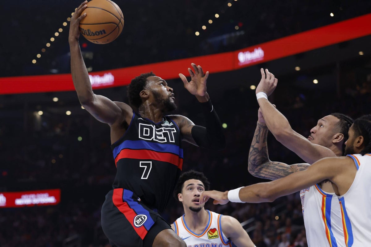 These Pistons won’t go down without a fight, even down four starters at OKC