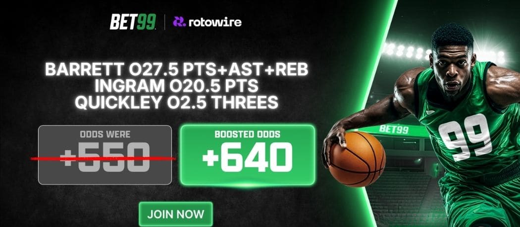 BET99 Boosted Parlay: Toronto Raptors vs. Houston Rockets (March 10, 2026)