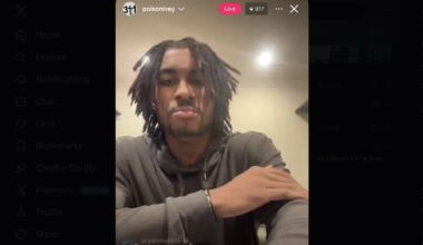 Jaden Ivey live on Instagram