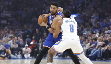 Karl-Anthony Towns' struggles, Miles McBride's injury headline Knicks' 111-100 loss at Thunder - SNY