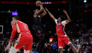 Rockets outlast Pelicans 107-105 to move into 3rd place in West