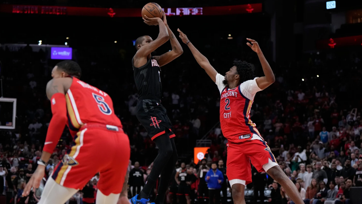 Rockets outlast Pelicans 107-105 to move into 3rd place in West