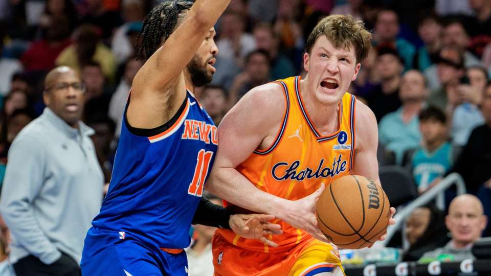 Record-breaking Knueppel credits Hornet's mentality in Knicks win
