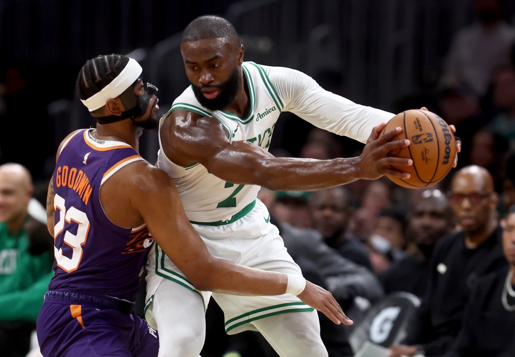Jaylen Brown lives at foul line as Celtics hold off Suns in thriller