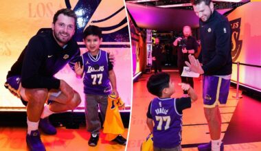 Lakers rally kid Jackson Tuyay goes viral after sparking wins