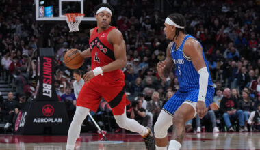 Barnes’ career-high 15 assists helps Raptors rout Magic