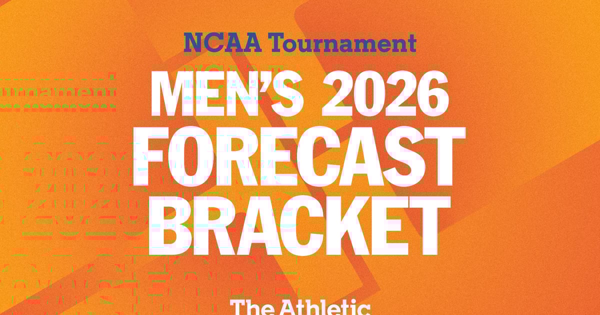 Men's 2026 March Madness NCAA tournament forecast bracket