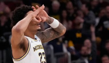 Yaxel Lendeborg stars as top-seeded Michigan beats Alabama 90-77 in Sweet 16