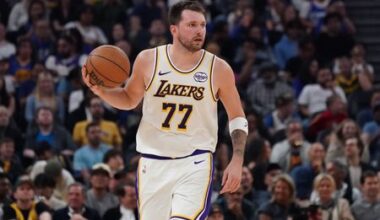 Doncic Scores 26 on 27th Birthday as Lakers Crush Warriors 129-101